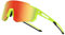 DUCO Polarisierte c Jugend sport Radfahren Schatten Leichter Rahmen UV400 Kind Jungen Mädchen Baseball Sonnenbrille DK310 (Fluore Grün Rahmen Schwarz Temple Revo Orange Linse)