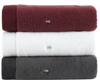 shadow collections Lubow - Asciugamano Ricamato Rosa Menta 70 * 140 | Fucsia inv