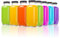 YBCPACK 8 Pack 500ml Glass Juice Bottles, Square Glass Bottles with Lids,Label, Pen,Brush,Clear Smoothie Bottle for Milk,Water,Drinks.(Dishwasher Safe & Leak Proof)