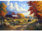 Bowetile 5D Paysage Diamond Painting, Kit Complet DIY Ferme Diamant Painting, Peinture Diamant Adulte Cheval, Point de Croix Strass Cristal Ferme de montagne Pour Décoration Murale 40x30 cm