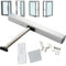 Automatischer Fensteröffner (Hub 300 mm - 800 mm), elektrischer Kettenfensteröffner, mit Wandschalter + Fernbedienung, motorisierter Fensterlüftungsöffner/-schließer, für Dachfenster, Gewächshäuser,