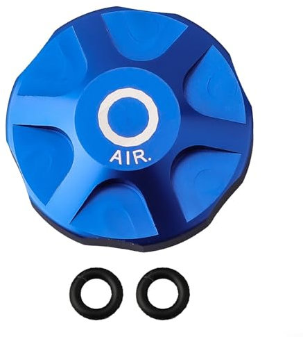 Tappo di copertura per forcella della bicicletta Air Gas per MANITOU FOX DT e lega di alluminio (blu)