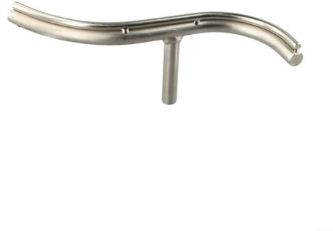 URPIZY Gedrehte Drechselauflage Für Schalen, 30Cm Speziell Geformter Werkzeughalter, 16Mm Schaftdurchmesser, Edelstahl Drechselbank Zubehör Für Holzbearbeitung, Drehwerkzeug Stütze
