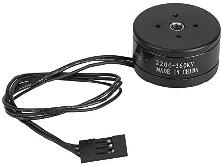 Topyond 260KV Brushless Gimbal Motor, 80T Hollow Shaft, Low Noise, Power Saving for 808 Camera Drones, High Efficiency Outdoor RC Drone Accessory ((2204))