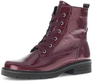 Gabor Damen Schnürstiefeletten - Schnürboots mit Wechselfußbett - Herbstschuhe & Winterschuhe Damen - Blockabsatz