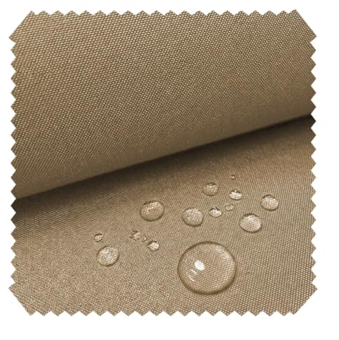 novely® OXFORD 310D SUN Outdoor-Stoff - Markisenstoff wasserabweisend - UV-beständig (7–8/8) für Sonnenschutz und Außenbereich - Meterware 1lfm | Farbe: 34 Dunkelbeige