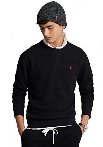 Ralph Lauren Felpa RL in Pile, Nero , XL