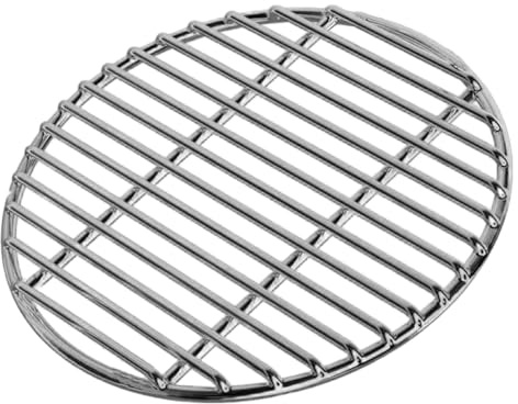 Pineeseatile Grillroste Ersatz 16 Zoll Edelstahl verdickter runder Grillrost Backblech für Camping, Picknick, Garten, Rost