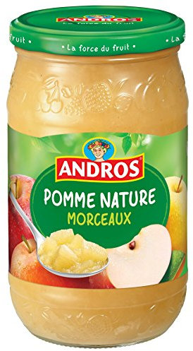ANDROS Compote Pomme Morceaux 750 g - Lot de 3