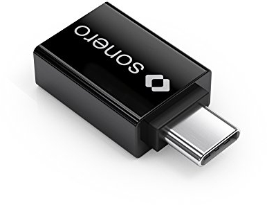 Sonero U-A101 USB-Adapter (USB-C Stecker auf USB-A Buchse) schwarz X-UA101