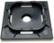 Negro - Bases autoadhesivas de 4 vías de fijación de cables (50, 40 x 40 mm)