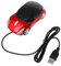 zijianZZJ Mini souris optique filaire USB 1000 DPI en forme de voiture avec 2 phares pour ordinateur portable