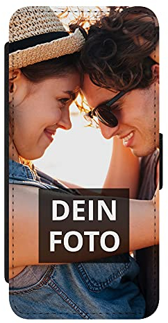 PhotoFancy® – Personalisiertes Galaxy S21 5G Flipcase mit Foto Bedrucken – Handyhülle selbst gestalten
