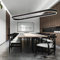 Pendelleuchte Modern Oval Esstischlampen LED Büro Hängeleuchte Dimmbar Wohnzimmer Deckenleuchte Höhenverstellbar Schlafzimmer Deko Hängend Lampen für Küche Bar Esszimmer Deckenlampe (Schwarz, L120CM)