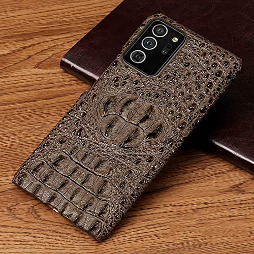 Custodia in pelle stampa coccodrillo 3D per Samsung Galaxy Note 20 Ultra Note 10 8 A41 A40 M21 A10 A71 A50 A51 S10 S8 S9 S20 Plus, marrone, per Galaxy A10