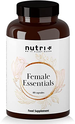 Frauen Vitamine + Mineralstoffe - Female Essentials 60 Kapseln - Frauenvitamine A-Z mit Eisen, Calcium, B-Komplex (B6, B12, Folsäure, Biotin uvm) - Made for women