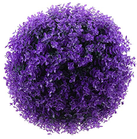 Homoyoyo Künstliche Eukalyptus-Kugel Dekorative Hängende Pflanze Für Garten Balkon Events Realistischer Grasball Für Hochzeiten Partys Alltag Leicht Pflegeleicht