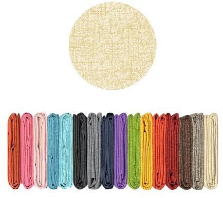 IlGruppone Telo Arredo Tinta Unita in Cotone Panama Grandfoulard Copridivano Copriletto Sofà Made in Italy - Beige - 2 Posti 280x240