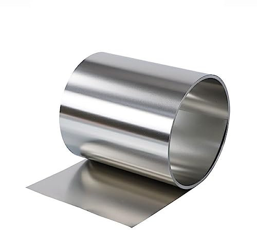 BAIWANLIN 304 Tira de Acero Inoxidable Rollo Banda Hoja Placa Metálico espesor0.02mm-0.5mm,anchura200mm,longitud1m,0.5mm200mm1m
