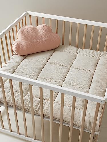 Vertbaudet VERTBAUDETBaby Spieldecke/Laufstalleinlage Oeko-Texgraubeige100X100