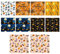 EULAPGOE 10 Stück Blatt Halloween Geschenkpapier Set,Braun Kraft Geschenkpapier Vintage Geschenkverpackungen Perfekt Für Halloween,Den Tag Der Toten(Viele Stile)