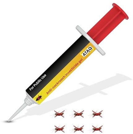 ATAQ - Cebo Profesional Potente Anticucarachas Gel 10g - Cucarachas - Insecticida - Erradicador Eficaz - Elimina Cucarachas Rápidamente - Fórmula Profesional - Resultados Rápidos