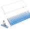 MAMBASNAKE Premium Acrylic 68-Key Keyboard Cover Dust Cover Waterproof Anti-Knock Clear Keyboard Cover for TKL PC Mechanical Gaming Keyboard, 12.2*4*0.9in, Compatible with K68 RK68 SKY68 T8 K6 EK68