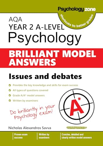 AQA A-level Psychology BRILLIANT MODEL ANSWERS: ISSUES AND DEBATES: Covering all exam type questions (over 60 model answers!)
