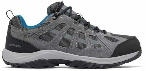 Columbia Redmond 3 WP, Zapatillas De Senderismo Y Trekking, Hombre, Gris (Shark/Phoenix Blue 2024), 42 EU