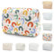 GLGHMH Cotton Floral Travel Makeup Bag, Portable Cosmetic Storage, Colorful U