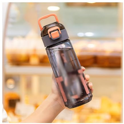 Botellas de Agua de Doble Pared, Termo for Deportes al Aire Libre, Jarra de Agua portátil, Taza Deportiva for Fitness y Oficina, Ciclismo Escolar (Color : Blue, Size : 620ml/21.8oz)