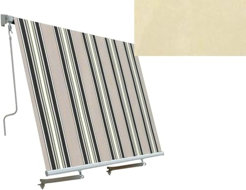 AXEL TENDA DA SOLE RULLO A CADUTA beige 2,5X2,5 MT SENZA CASSONETTO 250x250 CON BRACCI BALCONE