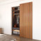 JUBEST 38 Concealed Barn Door Hardware Kit with Soft Close Mechanism, Wall Mounted Invisible Sliding Door Track for Door Opening Width 30 to 34, Hidden Barn Door Hardware Kit, Door Needs Groove