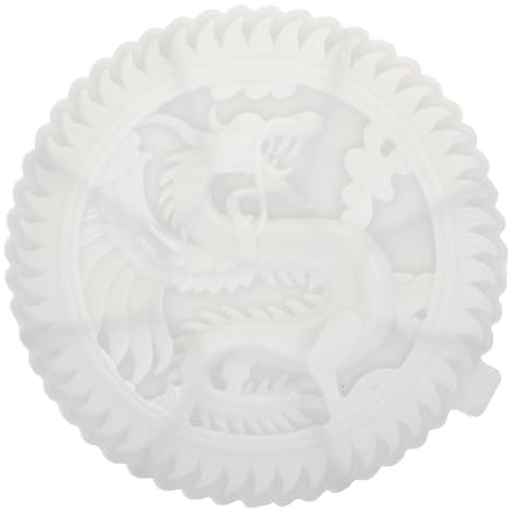 YYlingx Sun Dragon Silicone Mould, Resin Casting Moulds Flower Wreath Flying Dragon Mould for DIY