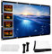 DASIAUTOEM Leinwand Beamer 100 Zoll, 16:9 HD 4K Faltbarer Beamer Leinwand, Projektionsleinwand Faltbarer Projector Screen, Tragbarer Bildschirm für Zuhause, Schule, Treffen, Heimkino