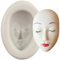 MINFEIDMS Moule en silicone visage humain pour décoration de gâteau en sucre pâte à sucre pâte à sucre pâte polymère