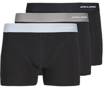 JACK & JONES Herren Jacnick Bamboo Trunks 3 Pack, Black, xx_l (3er Pack)