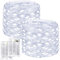 btfarm 12M 120LED Fairy Lights Battery Operated with Timer, 2 Pack Battery Fairy String Lights, Waterproof Copper Wire Christmas Decor Battery Powered Indoor Outdoor for Garden Tree Wedding-Cool White