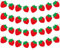4 Stück Erdbeer-Party-Banner, Erdbeeren, Wimpelkette, Banner, niedliche Beeren-Girlande, Happy Birthday, Obst-Banner, süße Sommer-Party-Dekorationen, Obst-Thema, Geburtstagsdekorationen