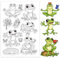 GLOBLELAND Lustiger Frosch Stempel Lotus Schmetterling Silikon Stempelsiegel Cartoon Tiere Transparente Stempel Für DIY Scrapbooking Karten Erstellen von Fotoalben Journalen