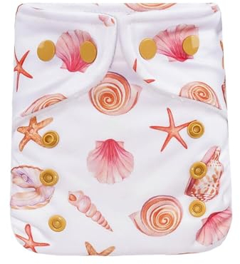 avo+cado Cosy Stoffwindel-Überhose für Neugeborene 3-7 kg – Waschbar, Auslaufsicher mit Fleece und Doppelten Beinbündchen – Kompatibel mit Prefolds, Bambuseinlagen und Mullwindeln (Muscheln)