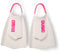 Arena Powerfin Pro II - Pinne unisex per adulti, unisex, in silicone, a lama corta, personalizzabili, bianco/rosa shocking, taglia 42-42