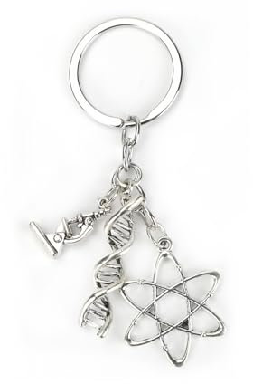 Personalisierter Schlüsselanhänger Aus Edelstahl, Glücksbringer Und Biochemisches Instrument Im Mikroskop-Design, Geburtstagsgeschenk Oder Zur Einschulung Für Mädchen Und Für Die, Kleine Geschenke