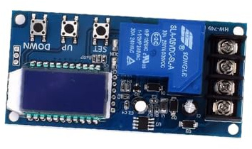 YIUPEDRFG Leistungsstarkes Schutzplatinen LCD Display, Solarbatterie Controller Modul, Ladeprozentsatz, Eisenschutzplatinen Ladegerät