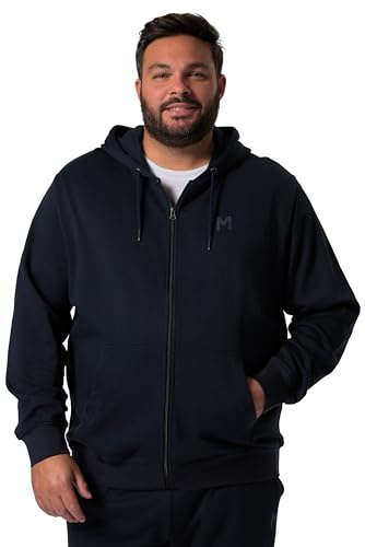 Men Plus Herren Große Größen Übergrößen Menswear L-8XL Kapuzensweatjacke, Basic