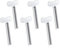 Zhenghebuy Zahnpastaspender,6 Stücke Metall Zahnpasta Squeezer,Tubenpresser Tubenquetscher Edelstahl,Rolle Tube Squeezer Zahnpasta für Kosmetik,Pigmente,Handcreme