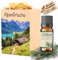 sagl.tirol® Zirbenholz Set mit Zirbenspäne und 10 ml Zirbenöl - Zirbelkiefer Öl – Zirbenduft und Deko aus Zirbelkiefer – Nachhaltige Zirbenholz Produkte, Zirbenwürfel, Raumduft Zirbe - Bergmotiv Farbe