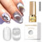 Senvenski Jelly Glass Cat Eye Gel Nail Polish with Magnet 15ML Magnetic 3D Galaxy Holographic Glitter Translucent Sheer Color Gel Polish Salon Home DIY (White, 0.5fl oz)