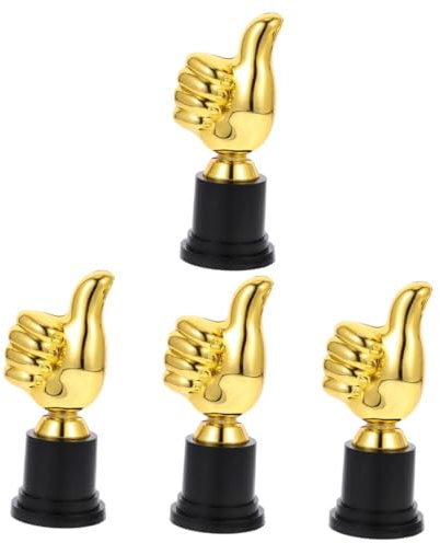 MOTHNUR 4stücke Kids Plastik Trophäe Auszeichnung Für Sportveranstaltungen Kreative Geschenkidee Für Kindergeburtstage Pokal Für Spiele Und Wettbewerbe Symbol Für Ehrgeiz Und Erfolg