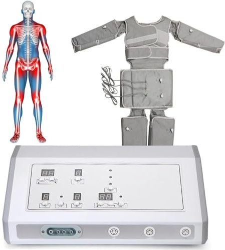 Corps Entier Masseur Corps Entier Massage Barométrique, Pressothérapie Massage Drainage Lymphatique, Ensemble De Thérapie De Massage Pour Jambes Pieds Taille Bras, Équipement Perte De Poids